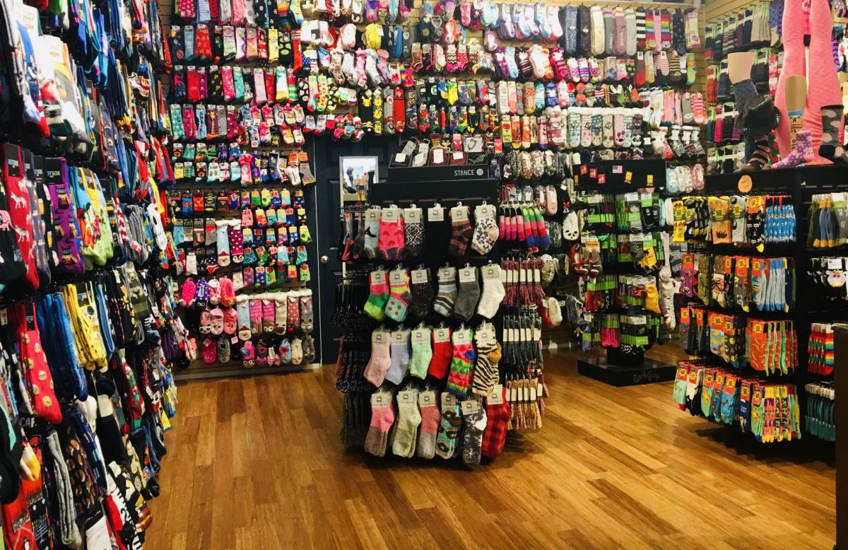 The sock shop store