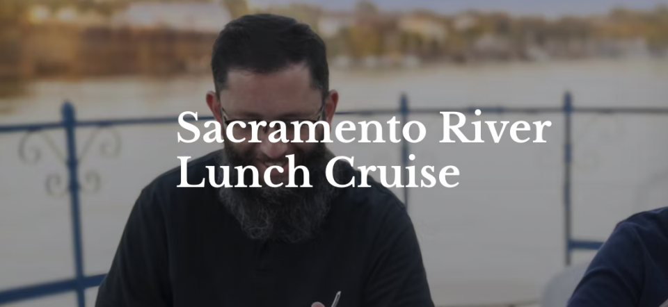 sacramento river cruise lunch